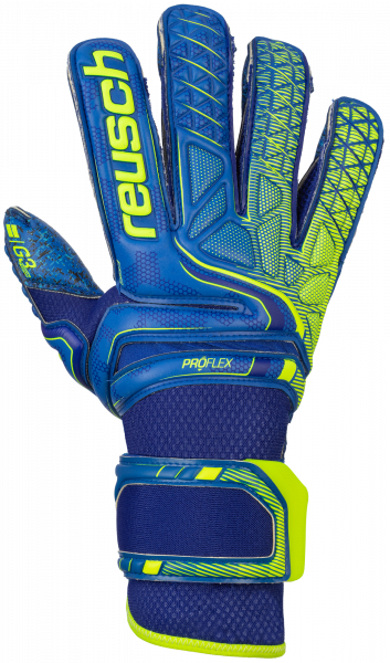Reusch Attrakt G3 Fusion Evolution Defender 5070959 4949 blue yellow front